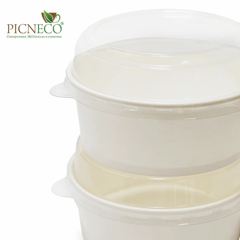 товар Контейнер круглый 600 мл, белый KM165